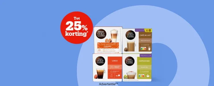korting dolce gusto