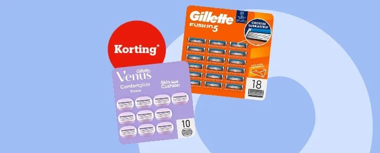 korting gilette en venus