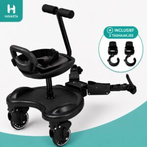 Havasta Universeel Meerijdplankje Review 2026: Veilig, Comfortabel en Geschikt voor Vrijwel Elke Kinderwagen Mom Vibes