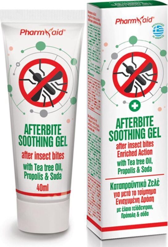 After Bite Soothing Gel van Pharmaid review De beste gel tegen muggenbeten, kwallensteken en insectenbeten Mom Vibes